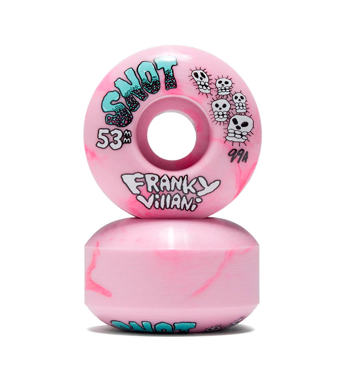 Franky Villani Skulls Classic 99a, Pink Swirl