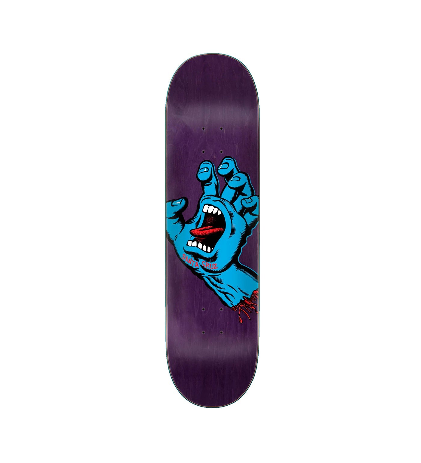 Screaming Hand, Purple Woodstain