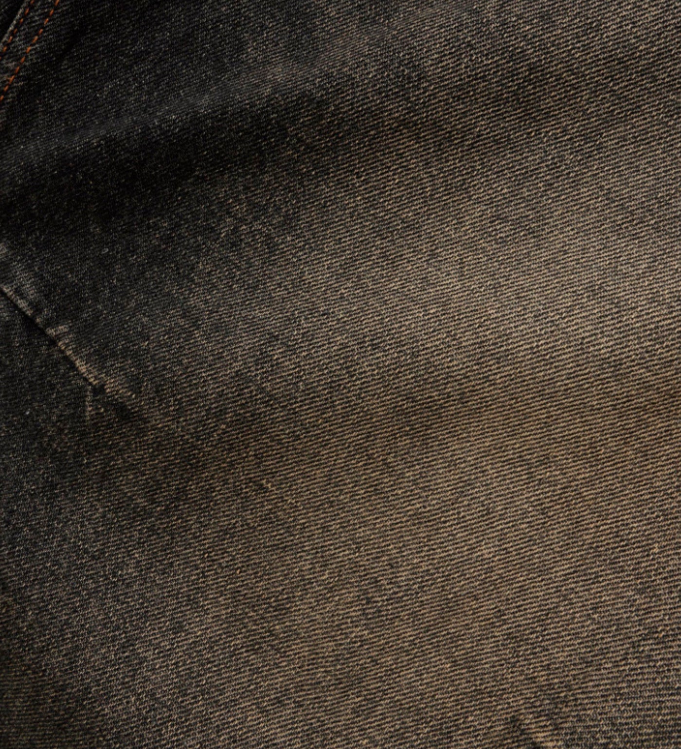 Wide Cut, Faded Brown Wash