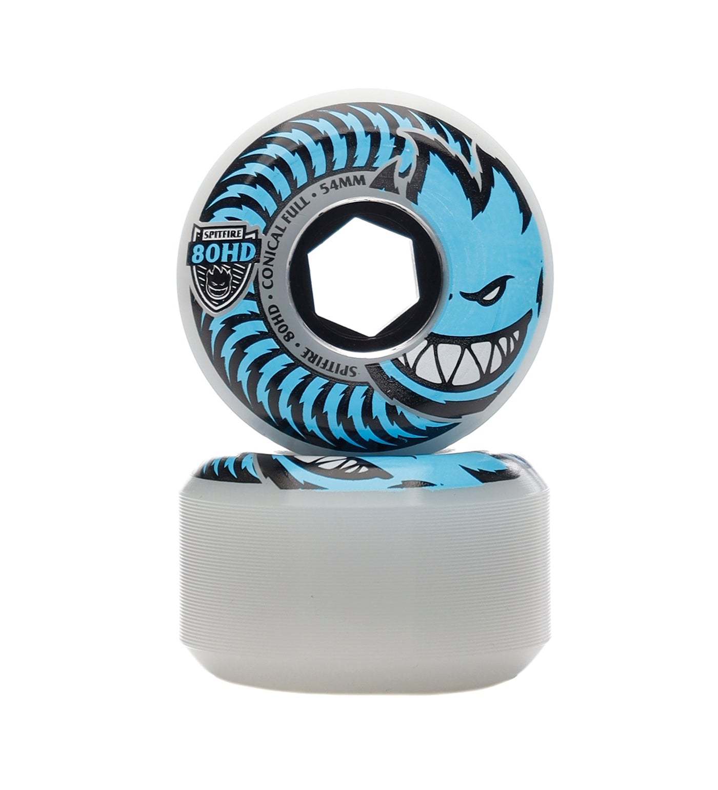 80HD Chargers Conical Full, Clear/Blue