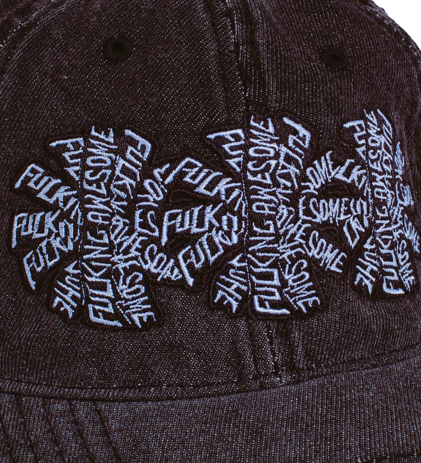 Three Spiral, Washed Black Denim