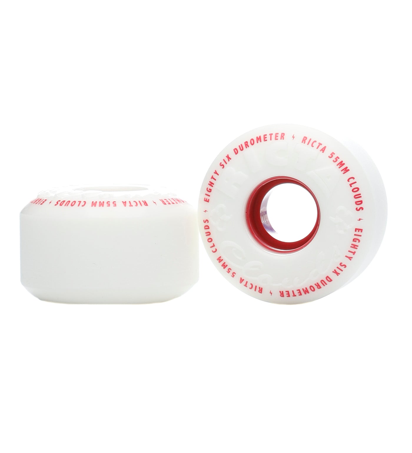 Clouds 86A, White/Red