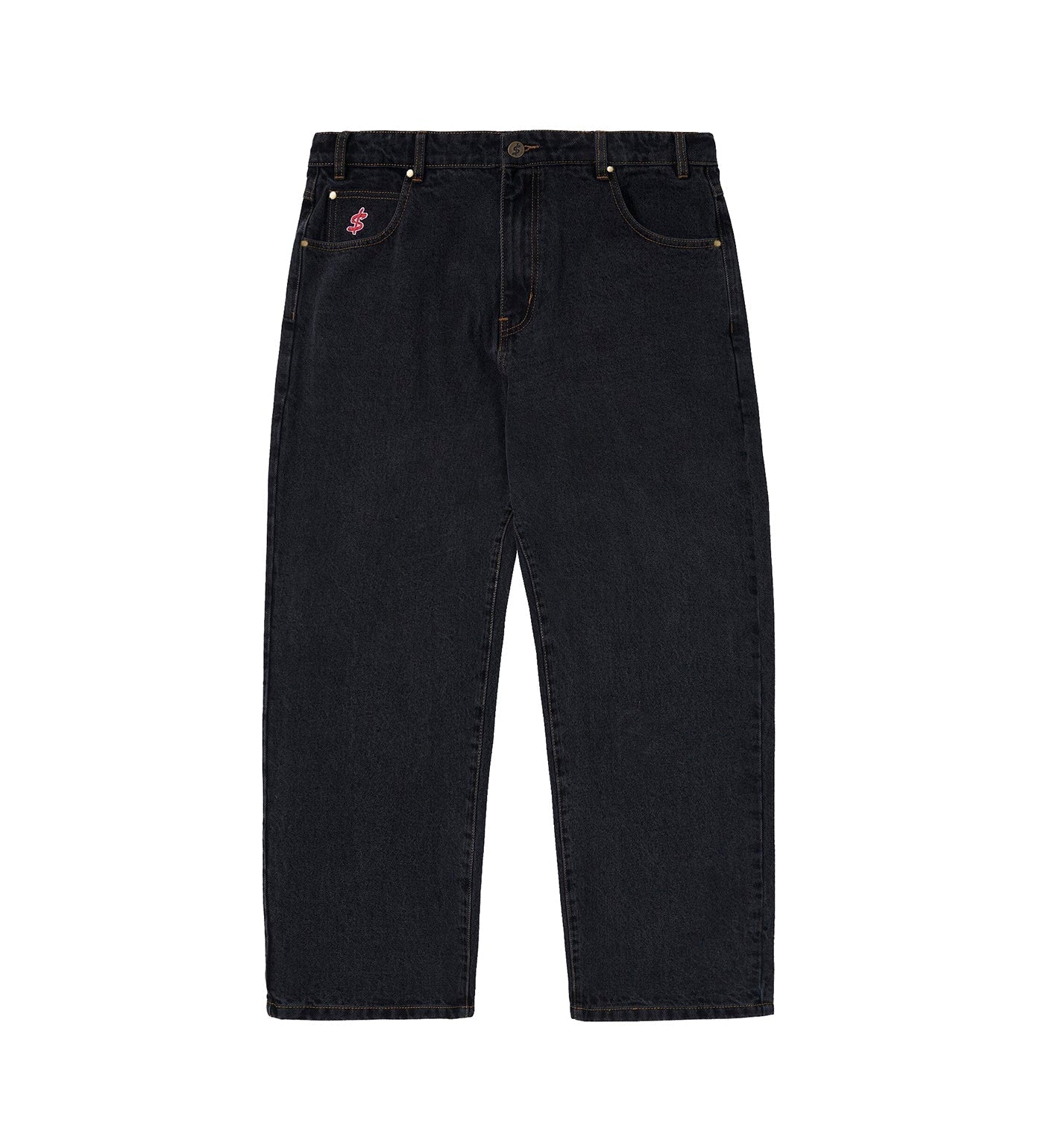 Logo - BAGGY, Washed Black