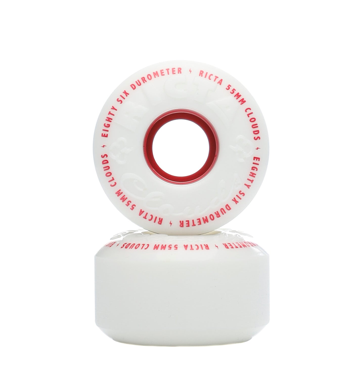 Clouds 86A, White/Red