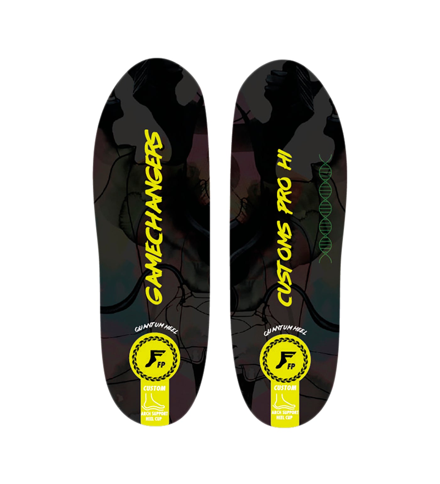 Gamechangers Pro Hi, Black/Camo/Yellow