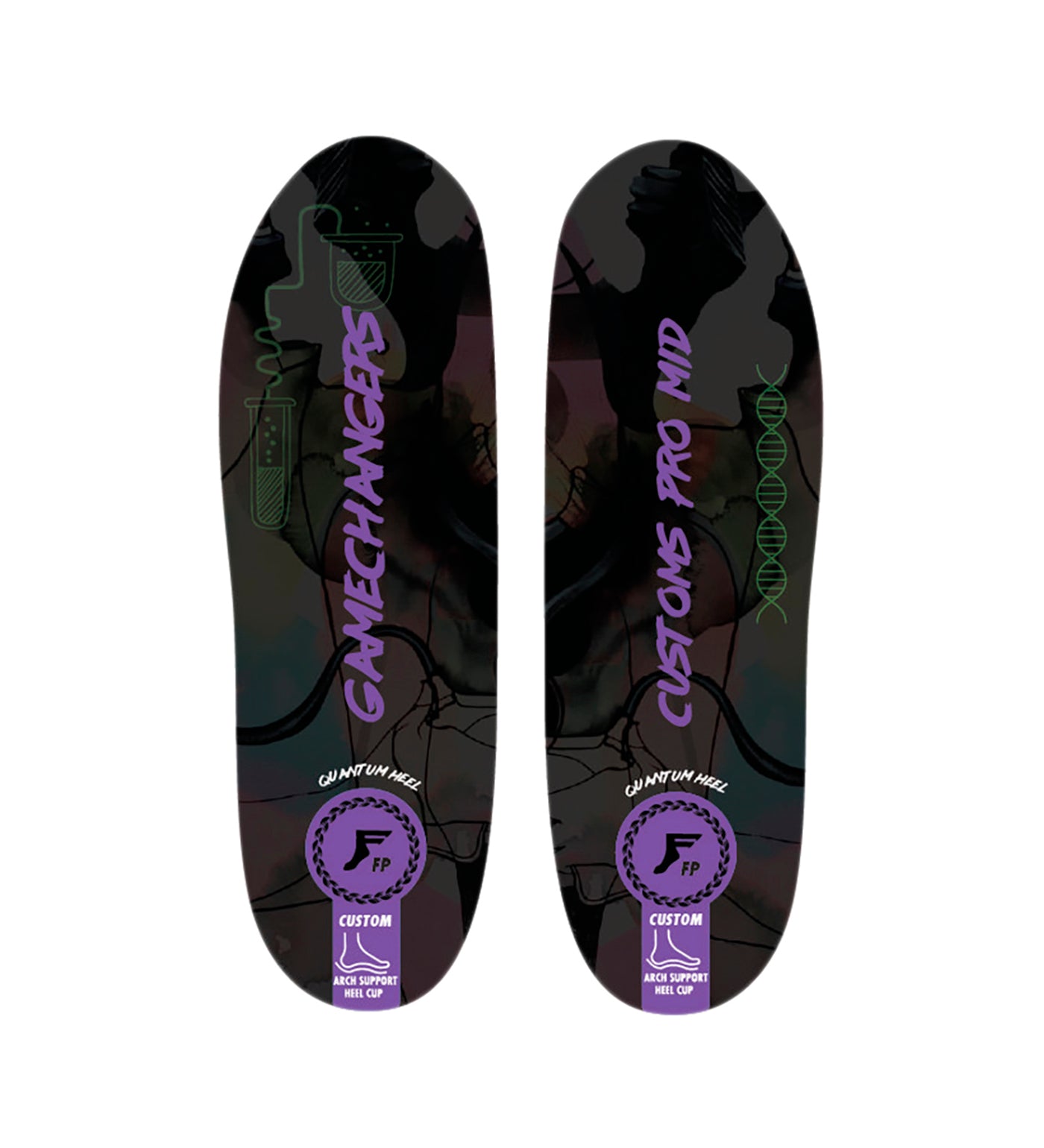 Gamechangers Pro Mid, Black/Camo/Purple