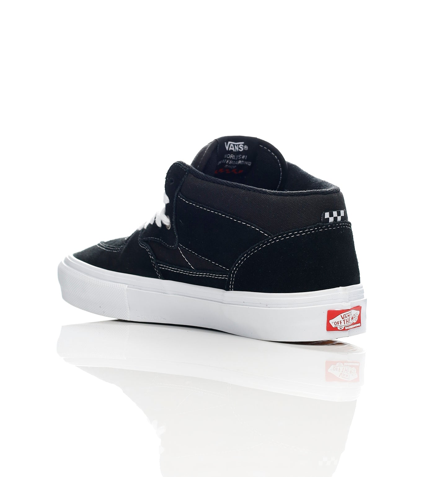 Skate Half-Cab, Black/White