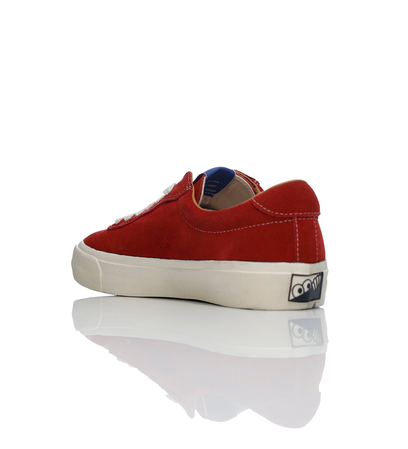 VM001 Lo Suede, Old Red/White