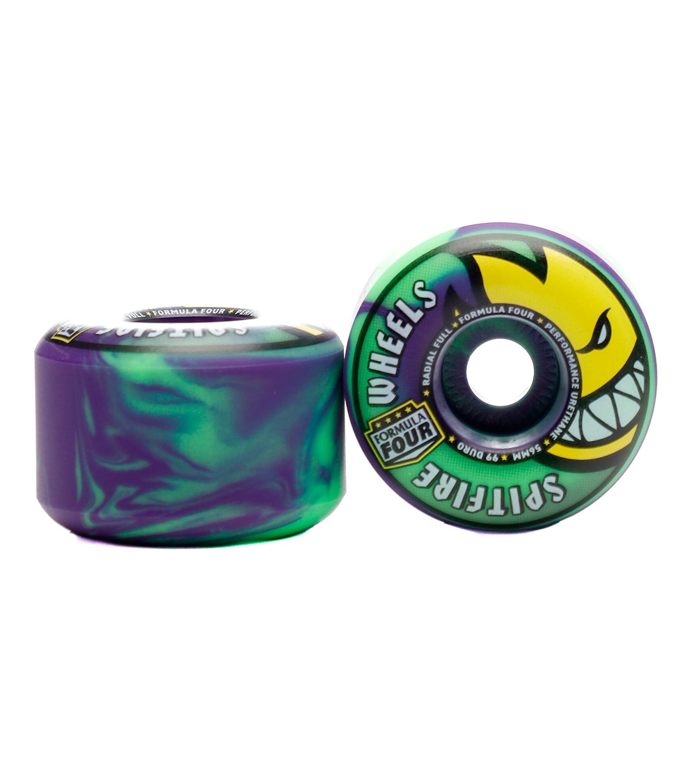 F4 Radial Full 99a, Neon Green/Purple