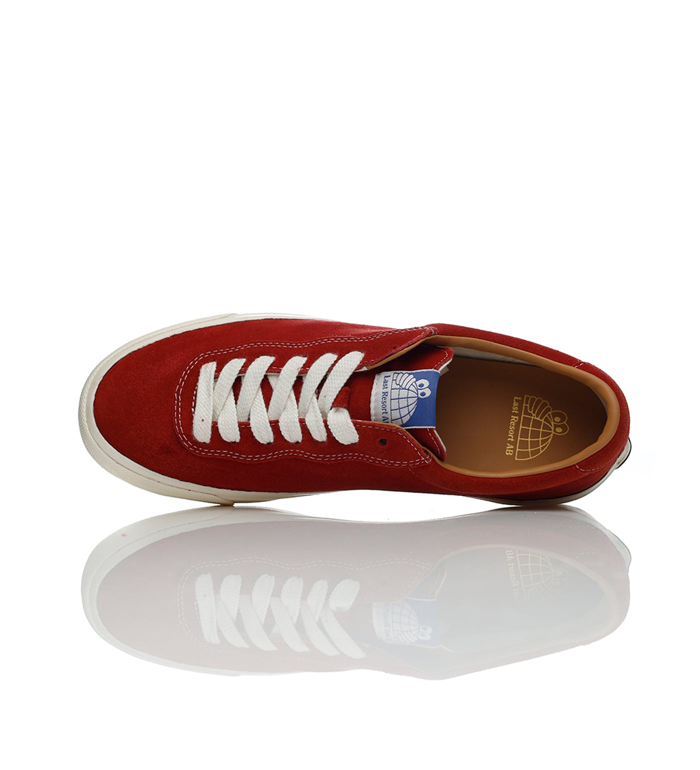 VM001 Lo Suede, Old Red/White