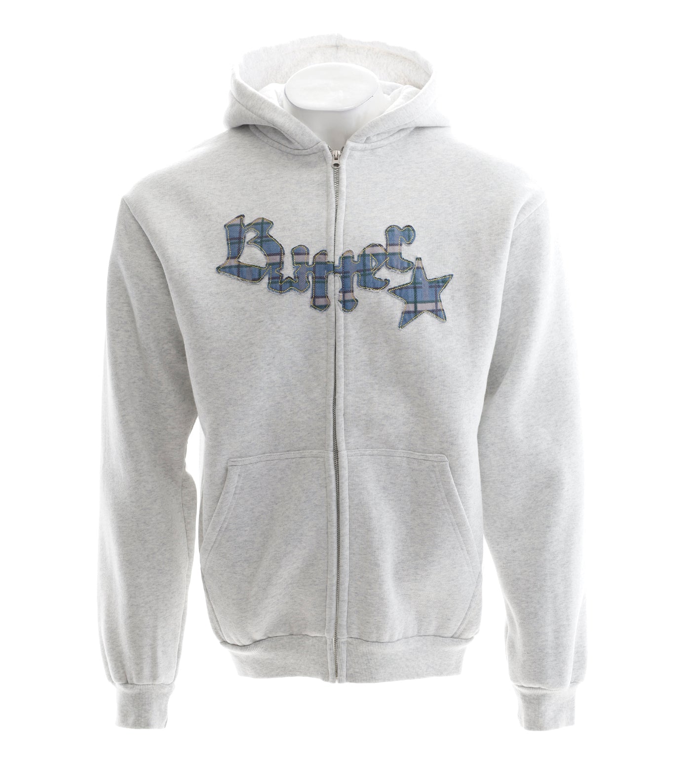 Edge Applique Zip, Ash