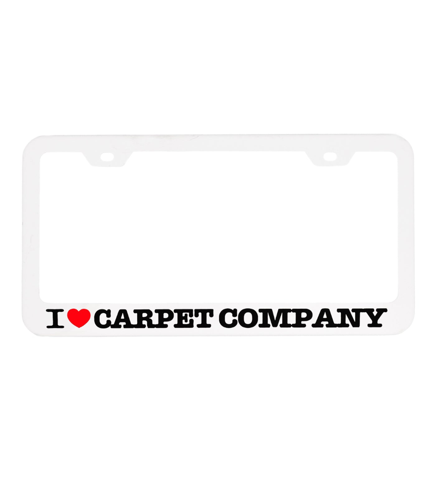 I <3 (License Plate Frame), Multi
