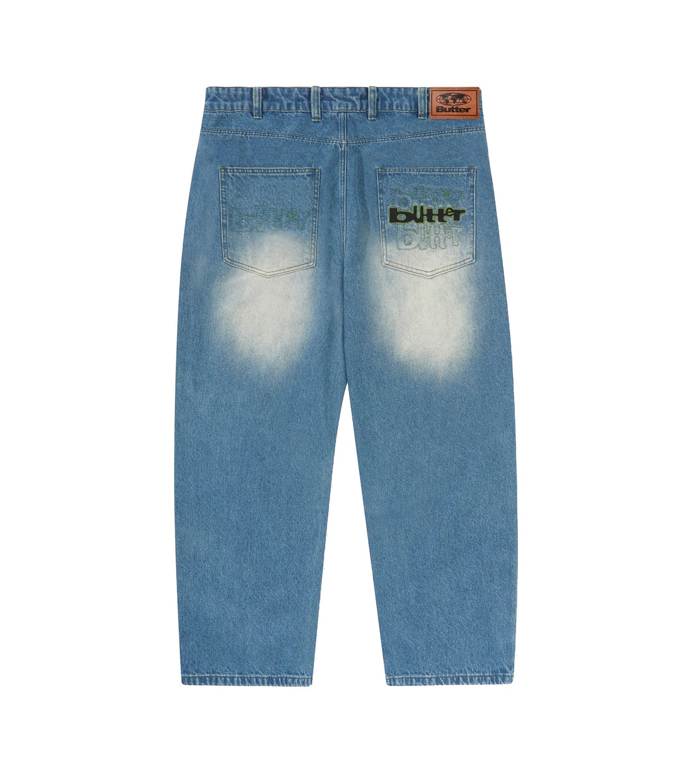 Warped - BAGGY, Washed Mid Blue