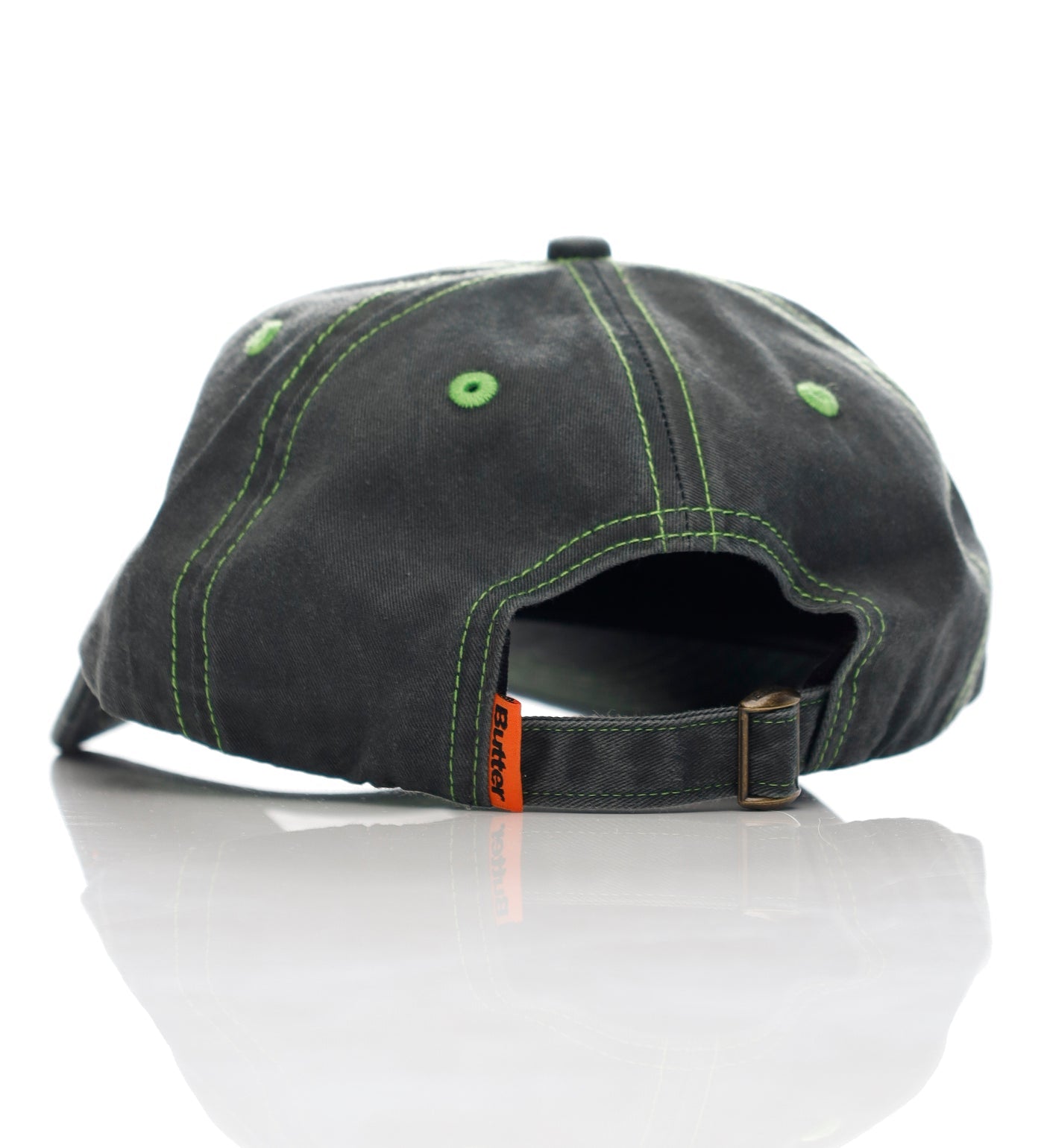 Rounded, Washed Black/Green