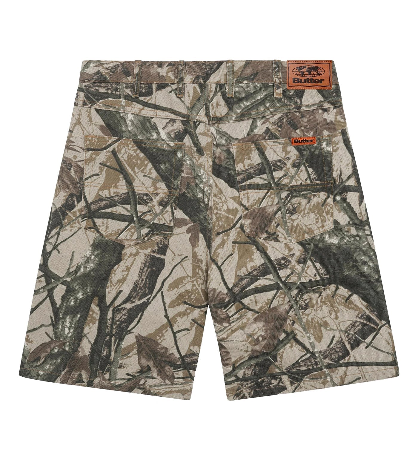 Foliage Camo Shorts, Tan