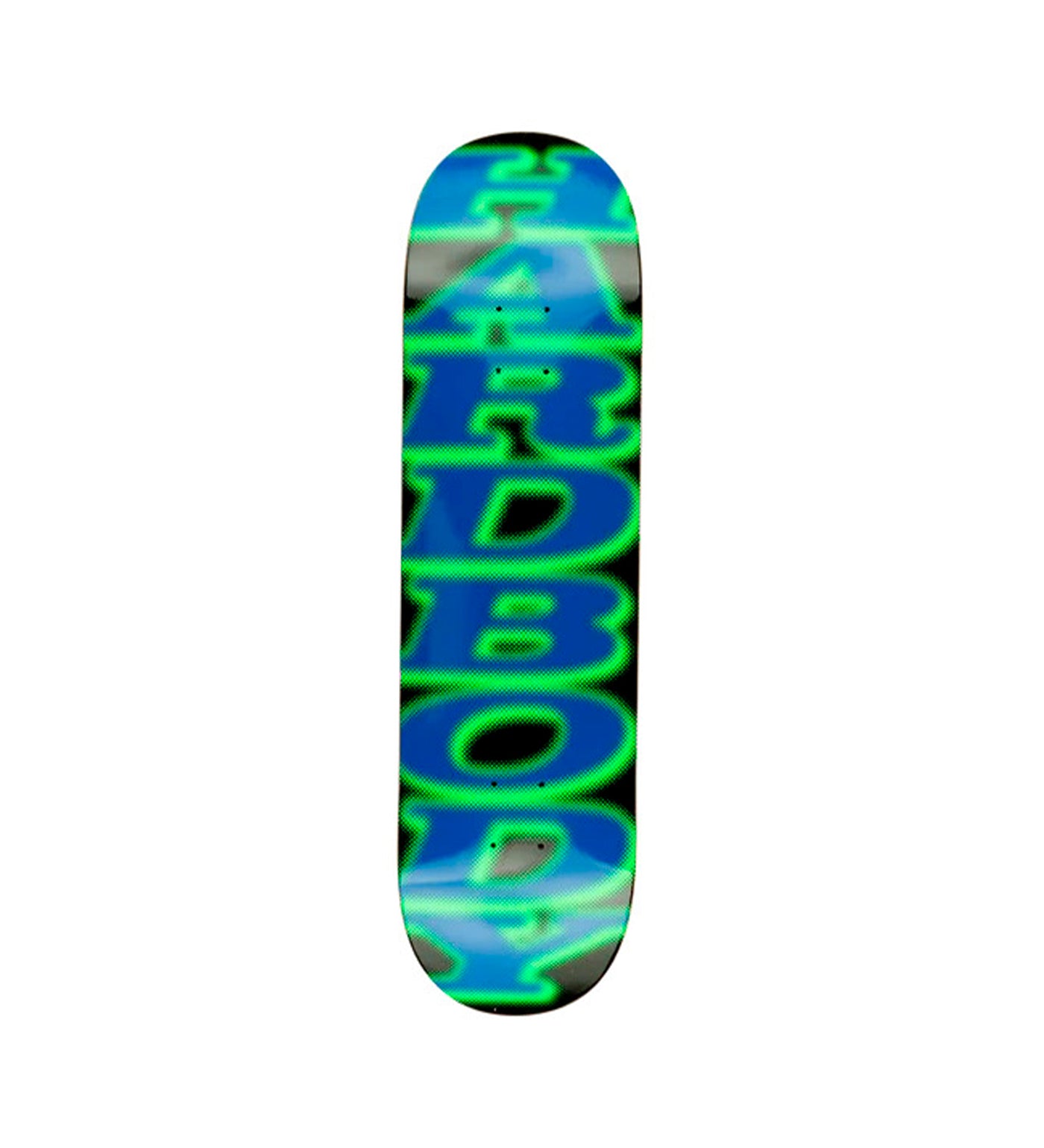 Stacked Spot Logo, Black/Blue/Green
