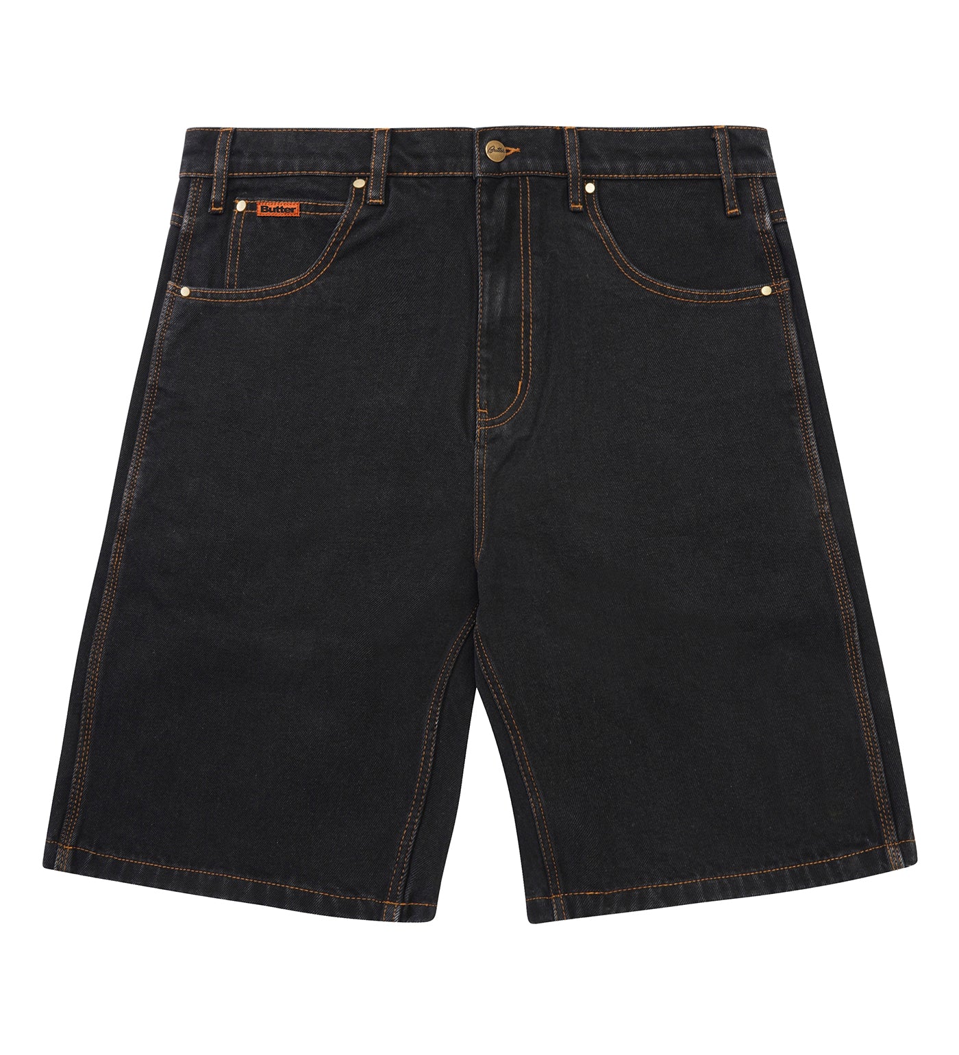 Baggy Shorts, Washed Black