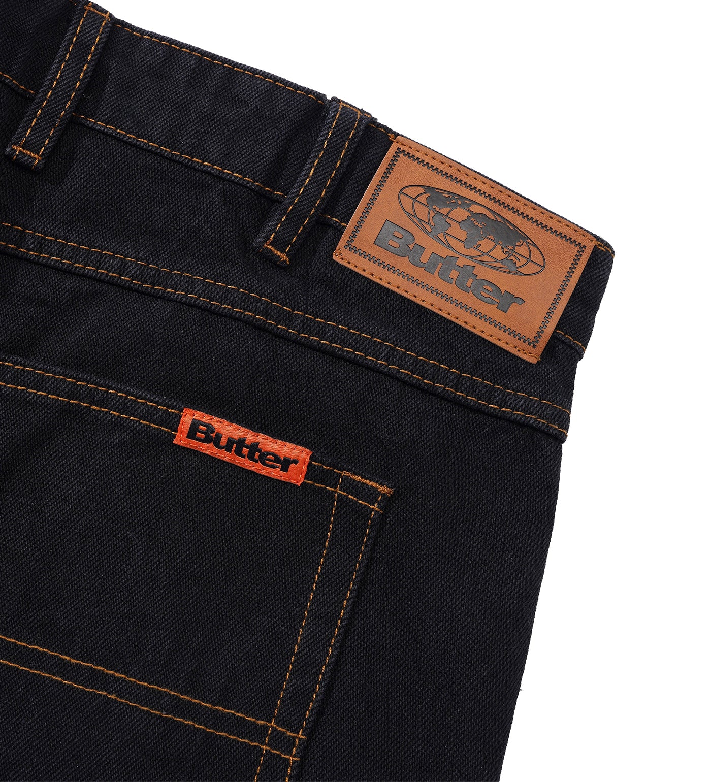 Baggy Shorts, Washed Black