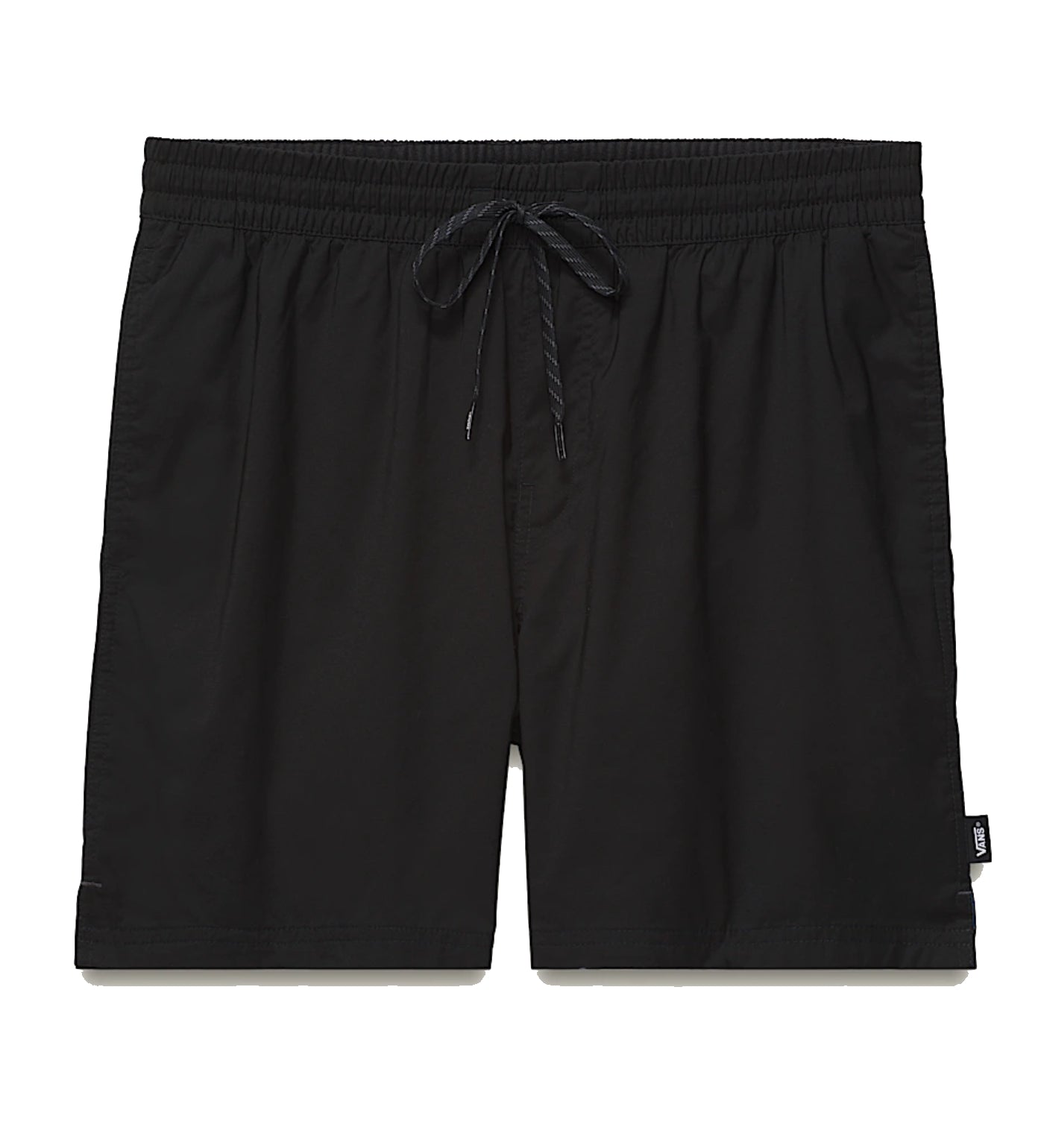 Primary Solid Elastic Boardshort, Black