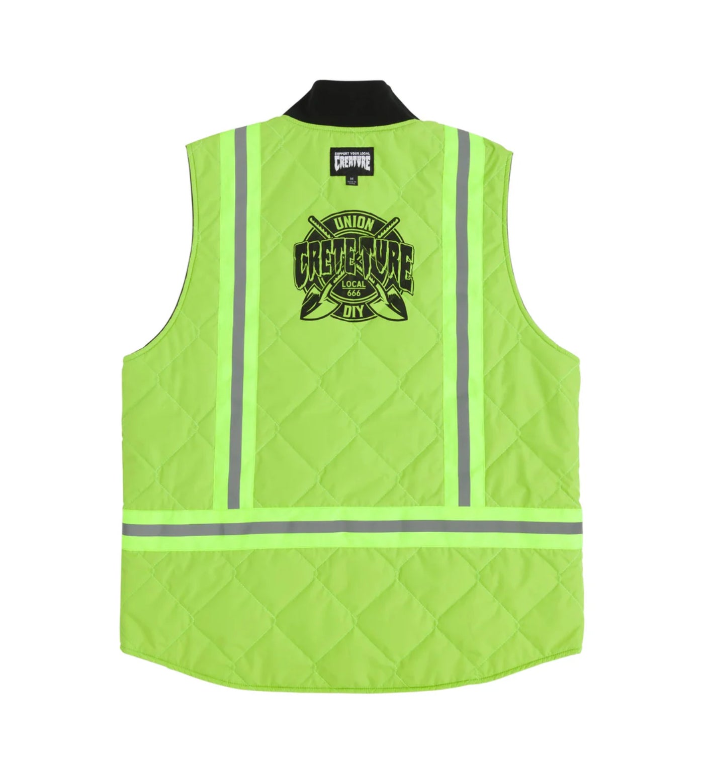 Work Vest Crete-Ture DIY, Asphalt/Neon Green