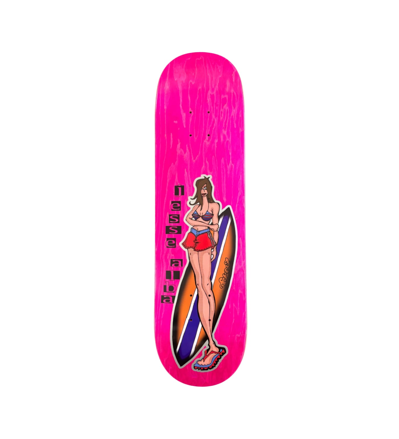 Surfer Girl - Jesse Alba, Various Woodstains