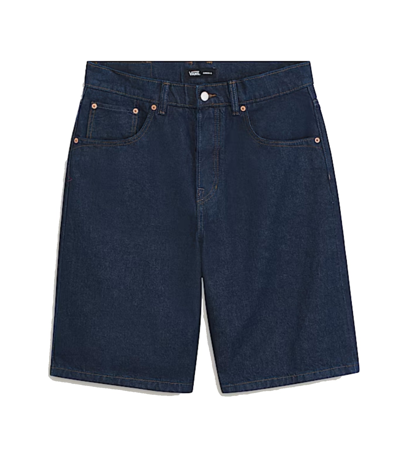 Check-5 Baggy Jort, Dark Rinse