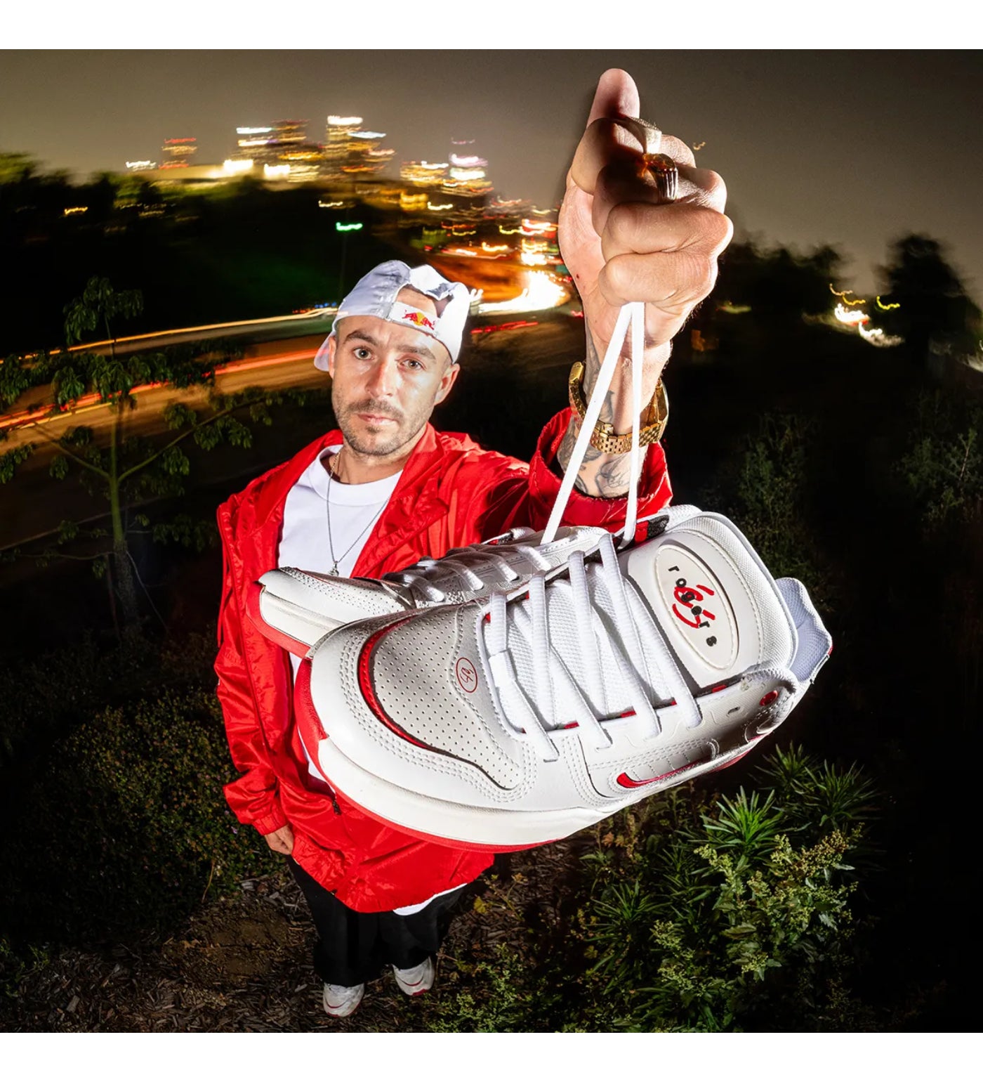 TJ Rogers, White/Red