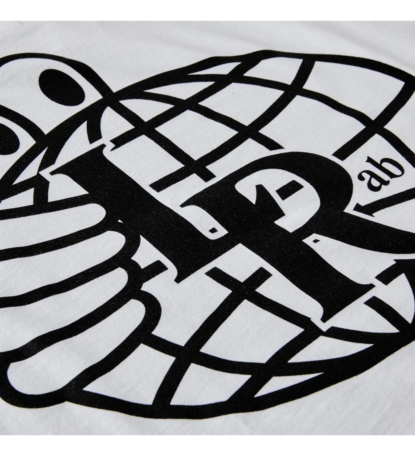 Atlas Monogram, White/Black