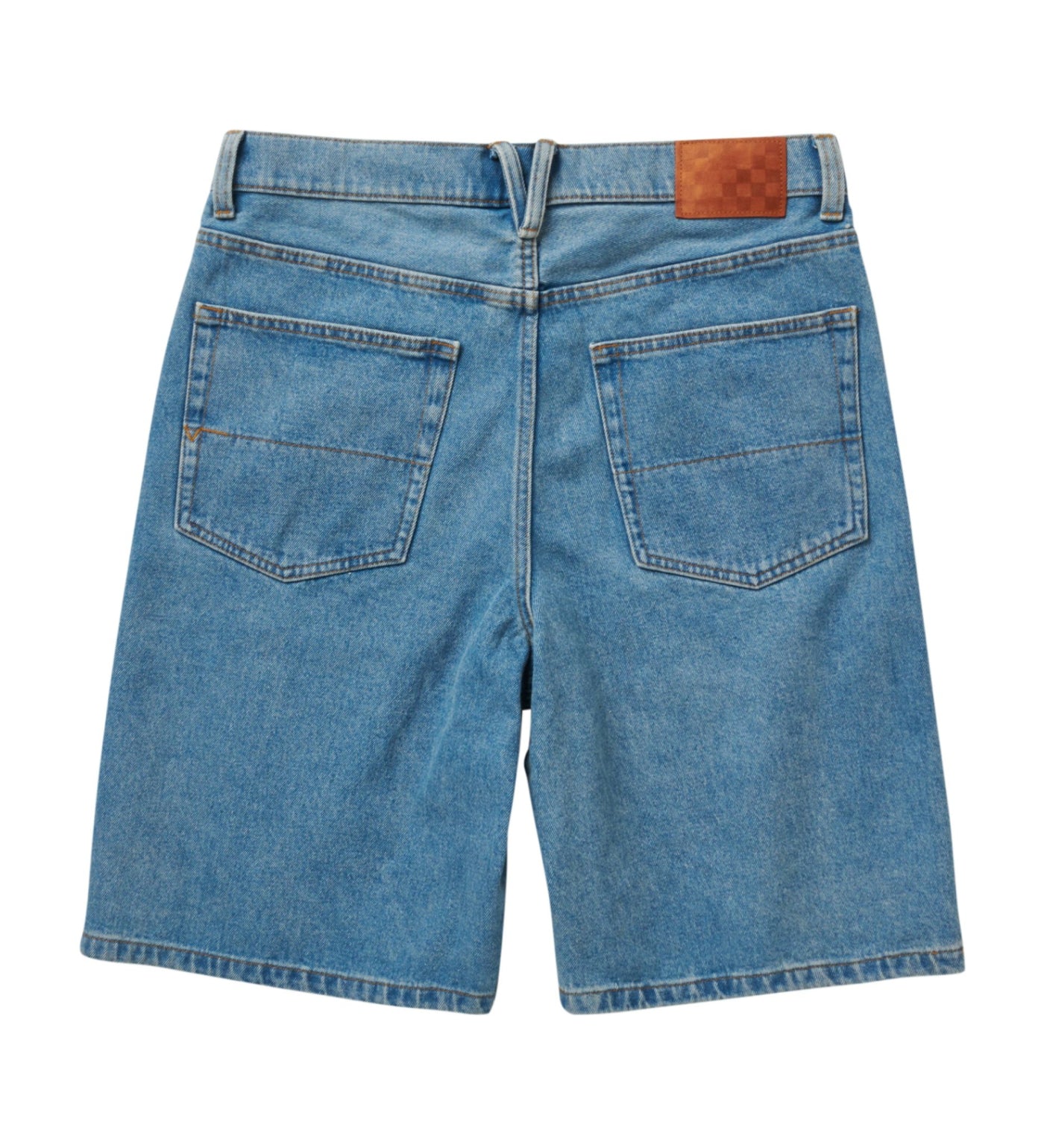 Check-5 Baggy Jort, Stonewash/Blue