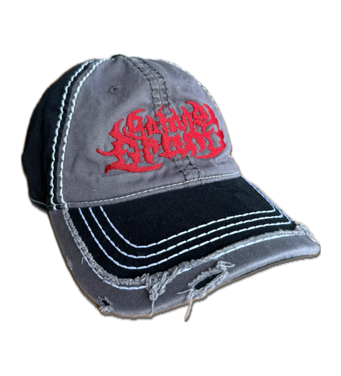Fuck Off (Premium Distressed), Black/Grey/Red