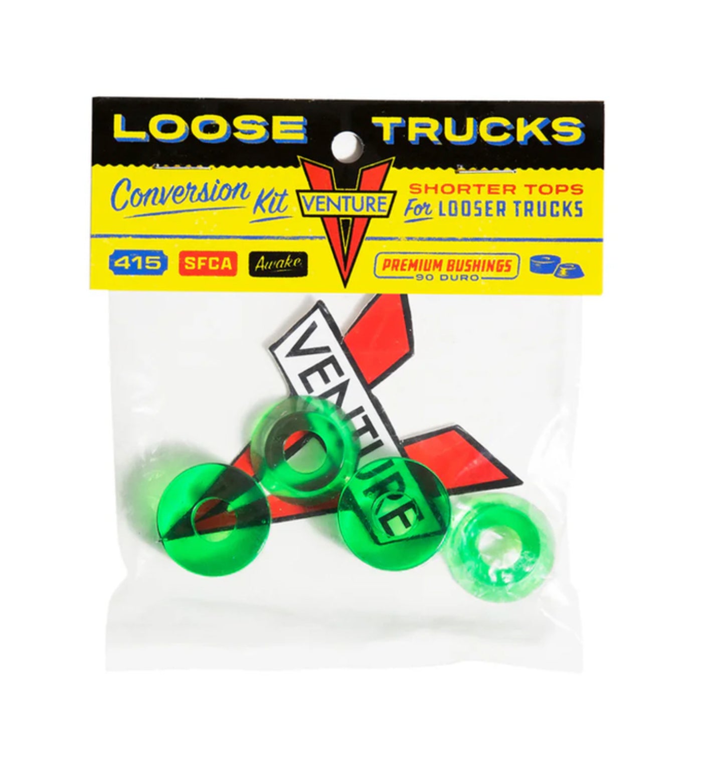 Loose Trucks Conversion Kit - 90a, Green