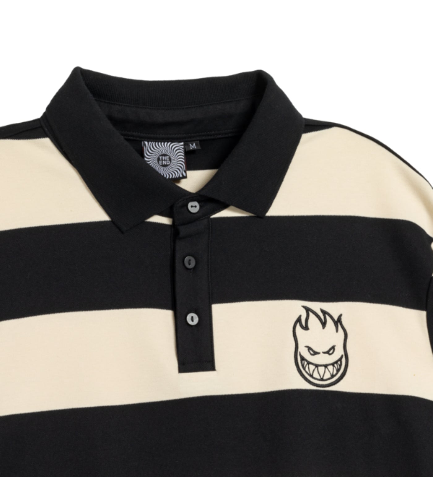 Bighead Rugby LS. Off White/Black