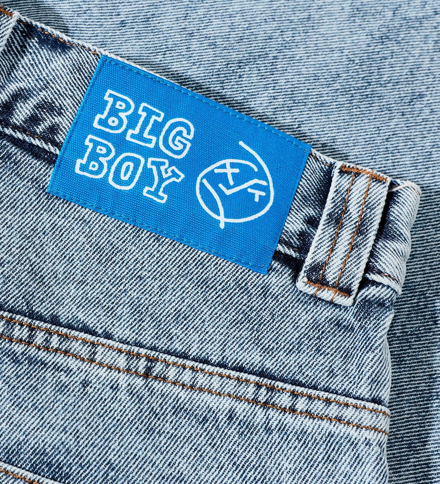Big Boy Shorts, Heavy Washed Blue