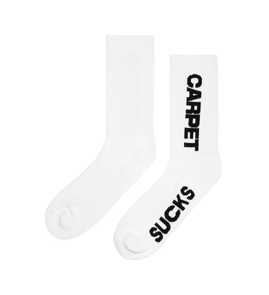 Carpet Sucks, White