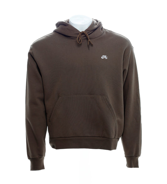 SB Embroidered Chest, Dark Hazel/White