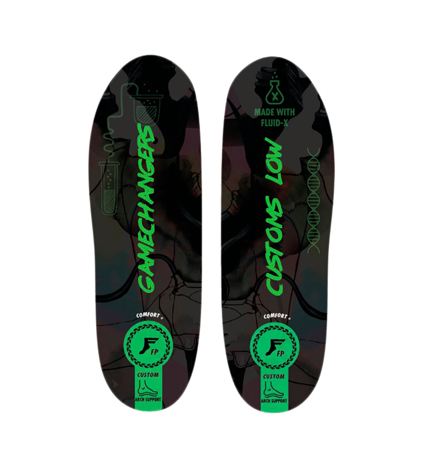 Gamechangers Low, Black/Camo/Green