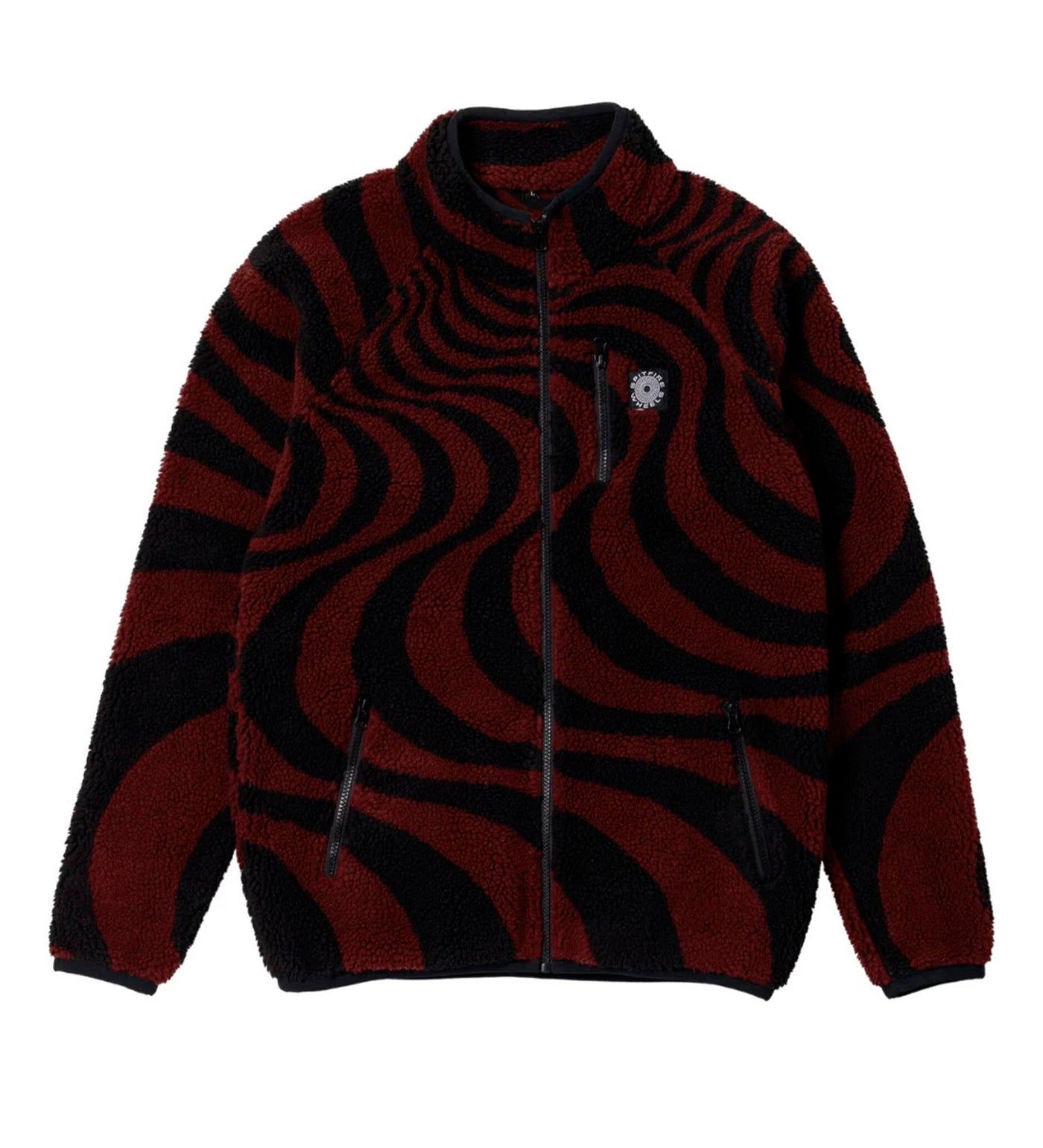 Classic '87 Swirl Fleece, Black/Dark Red