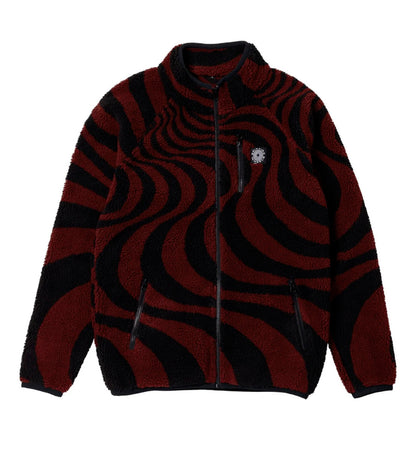 Classic '87 Swirl Fleece, Black/Dark Red