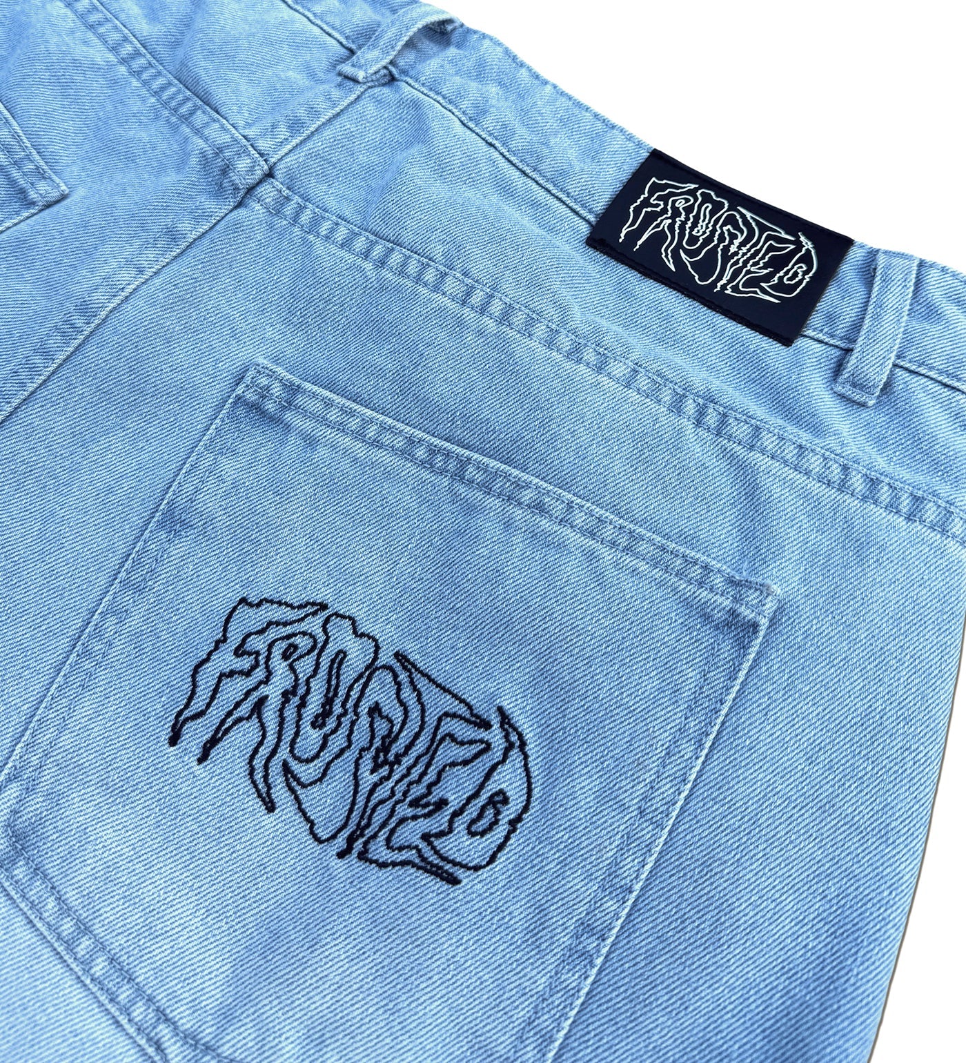 Wavy Jorts, Sunfaded Blue
