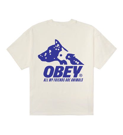 Obey Animals (Heavyweight), Vintage White