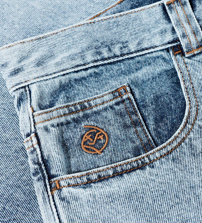 Big Boy Shorts, Heavy Washed Blue