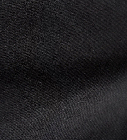 Wide Cut, Flat Black Selvedge