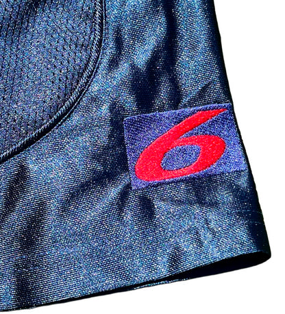 YDL Mesh #6, Navy/Red