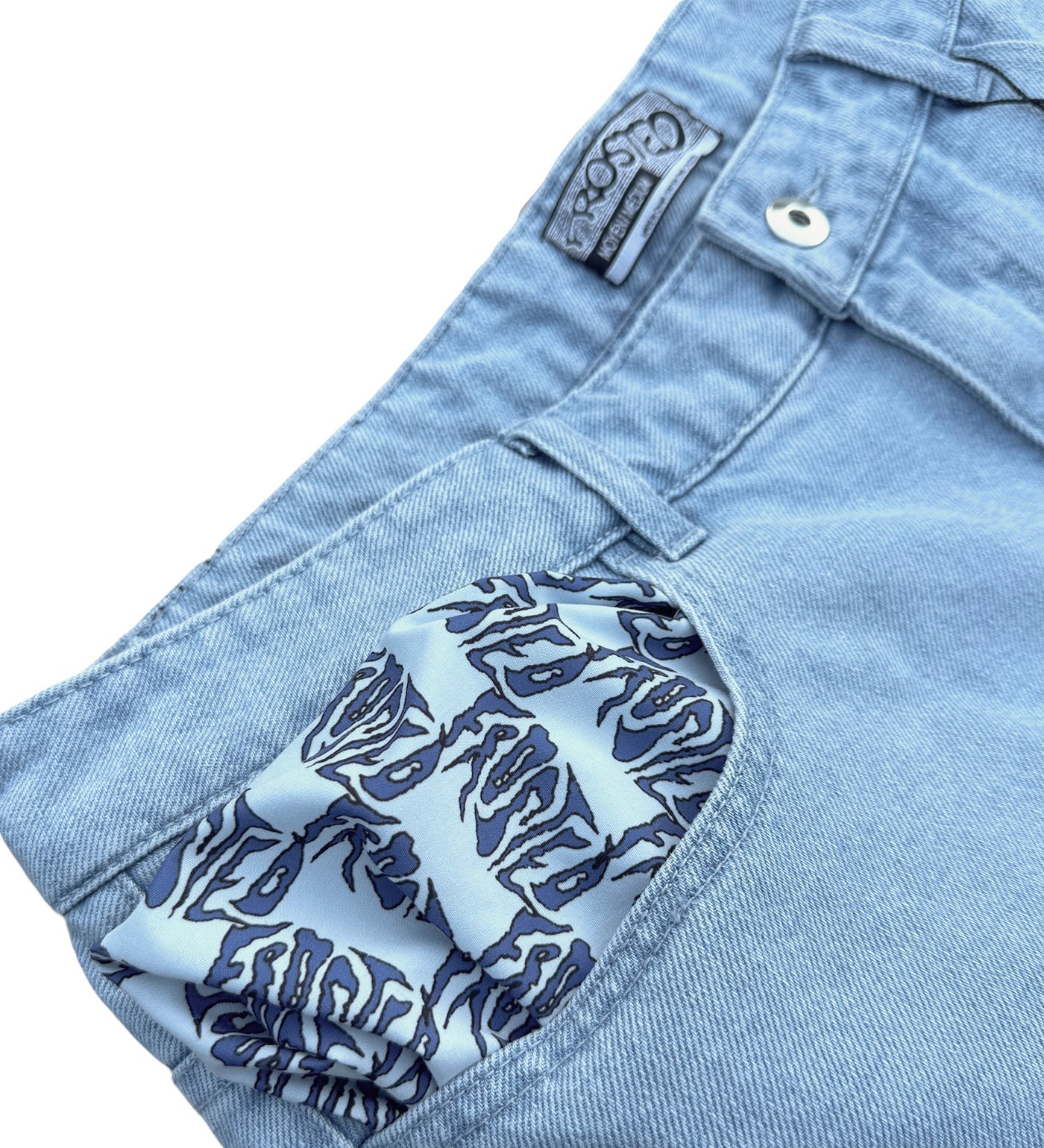 Wavy Jorts, Sunfaded Blue