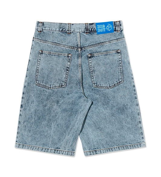 Big Boy Shorts, Bleu Délavé Intense