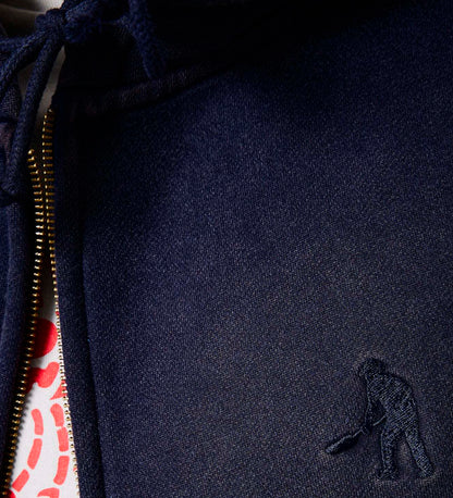 Solid Workers Zip, Washed Navy