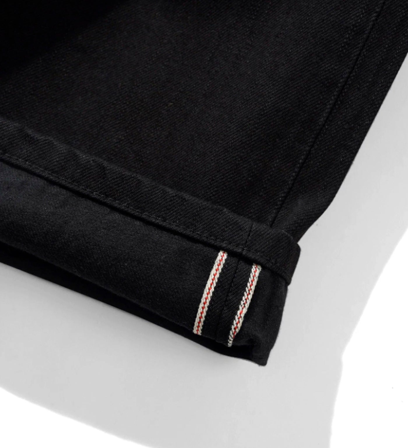 Wide Cut, Flat Black Selvedge