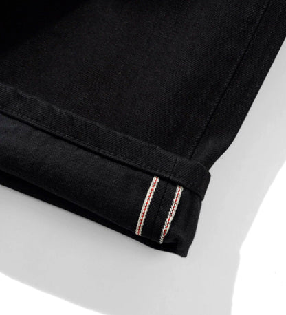 Wide Cut, Flat Black Selvedge