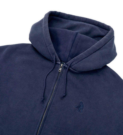 Solid Workers Zip, Washed Navy