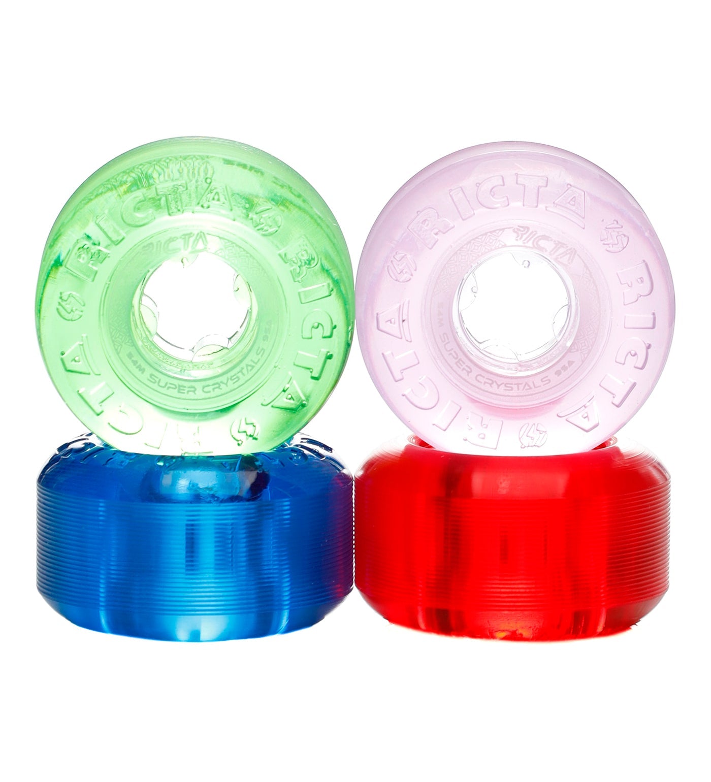 Super Crystals 95a, Purple/Green/Blue/Red